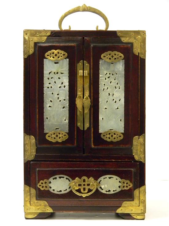 Asian jewelry chest  20th C. 