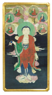 ASIAN: KOREAN GOUACHE ON PAPER