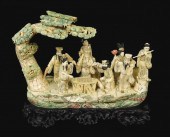 ASIAN: LARGE GROUP SCULPTURE O