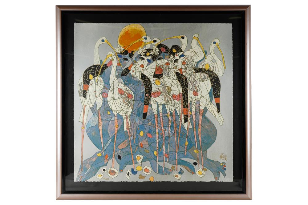 ASIAN LITHOGRAPH OF