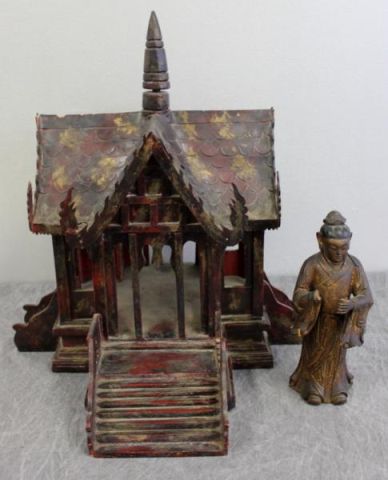 Asian Lot Including a Lacquered and