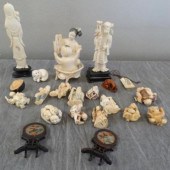 Asian Lot of Assorted Ivories