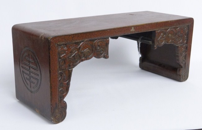 Asian low altar table. 28'' W