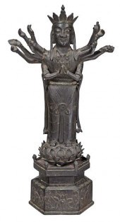 ASIAN METAL MULTI-ARMED DEITYl