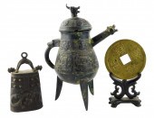 ASIAN: METALWARE, CHINESE, THR