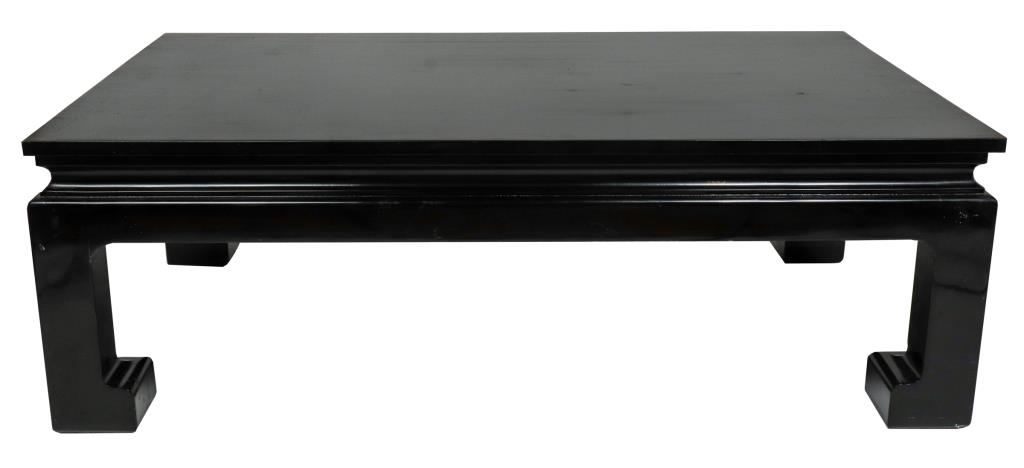 ASIAN MODERN BLACK LACQUERED COFFEE