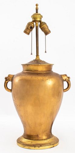 ASIAN MODERN VASIFORM LAMP WITH