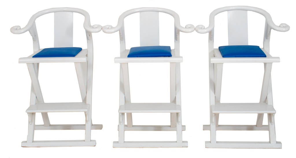 ASIAN MODERN WHITE WOODEN