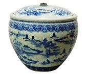 ASIAN: MONUMENTAL BLUE AND WHI