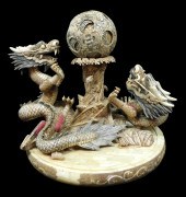 ASIAN: MONUMENTAL CARVED AND S