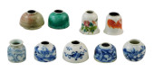 ASIAN: NINE INK POTS, CHINESE,