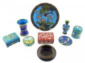 ASIAN: NINE PIECES OF CLOISONN