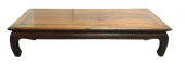 ASIAN: OPIUM BED, CHINESE, 19T