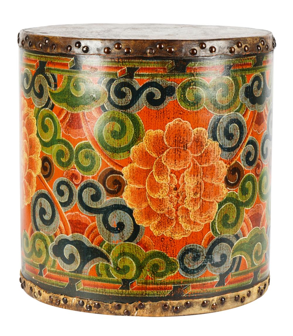 ASIAN PAINTED DRUMProvenance: The