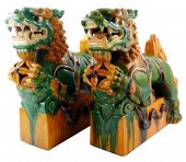 ASIAN: PAIR OF CHINESE SANCAI