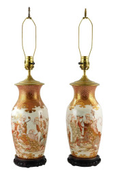ASIAN: PAIR OF JAPANESE KUTANI