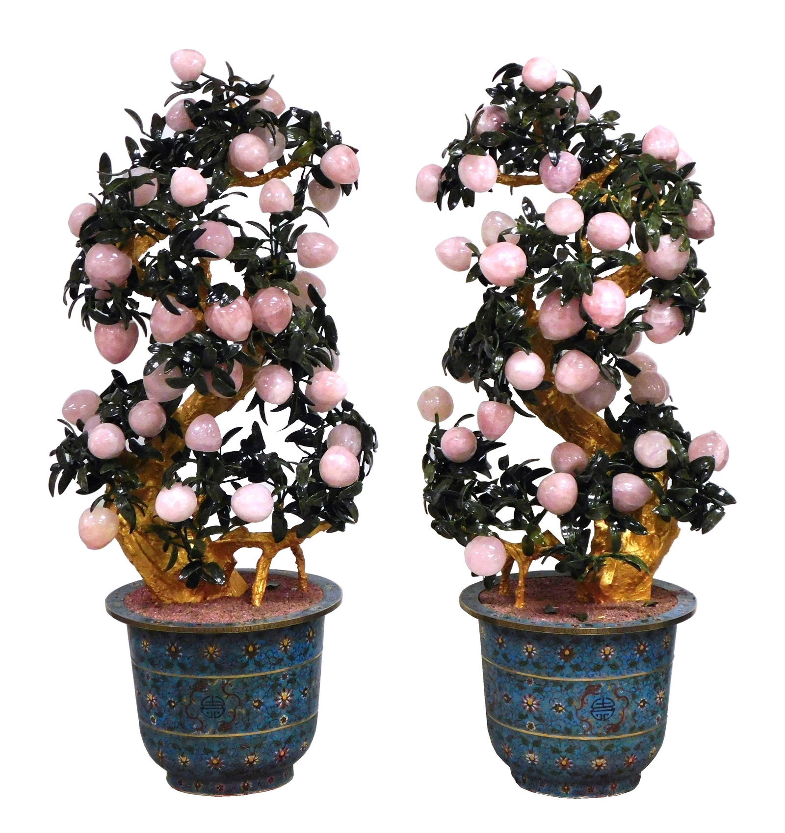 ASIAN: PAIR OF MONUMENTAL CHINESE