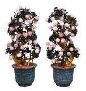 ASIAN: PAIR OF MONUMENTAL CHIN