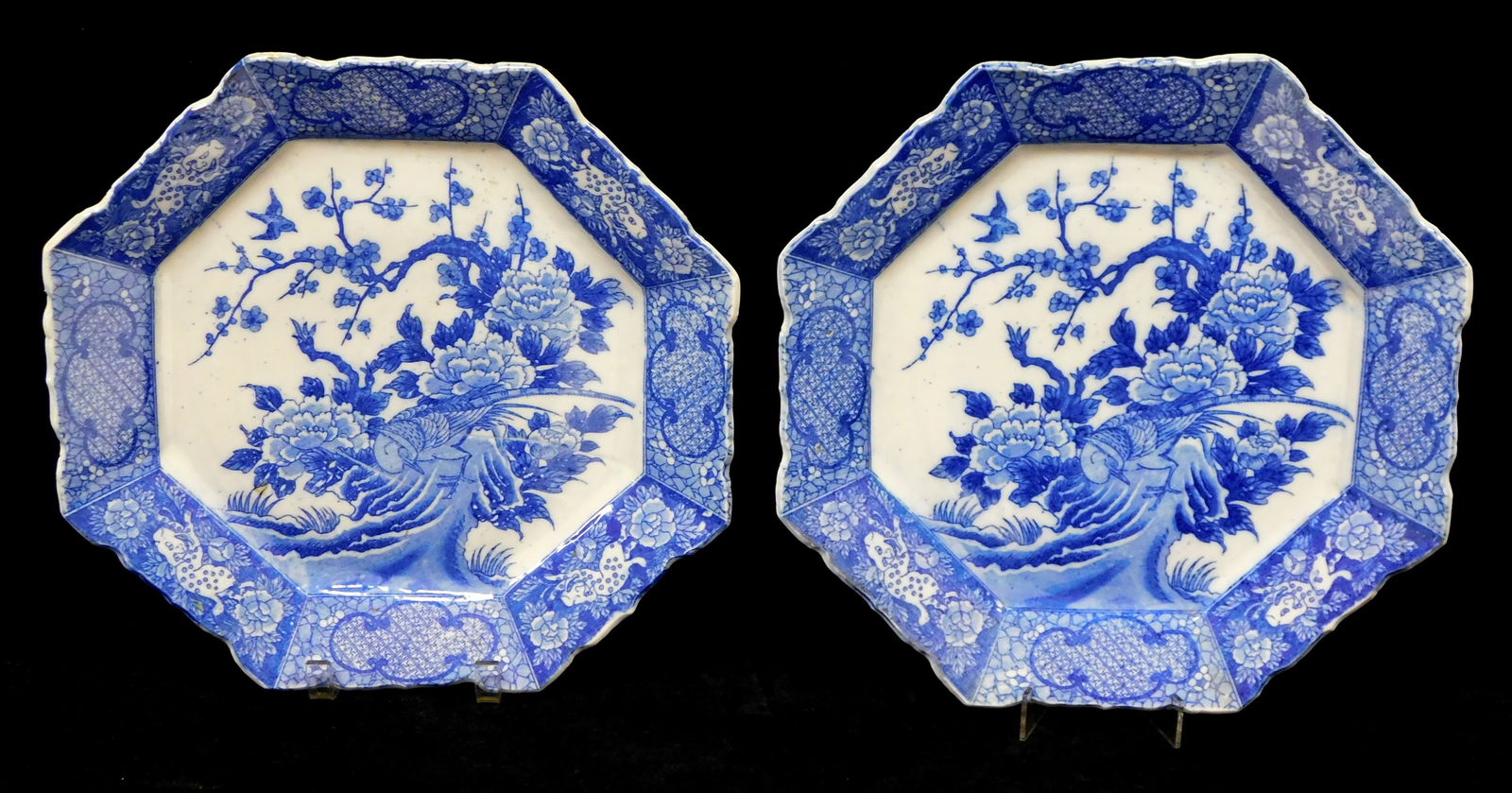 ASIAN: PAIR OF OCTAGONAL