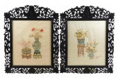 ASIAN: PAIR OF STILL LIFE NEED