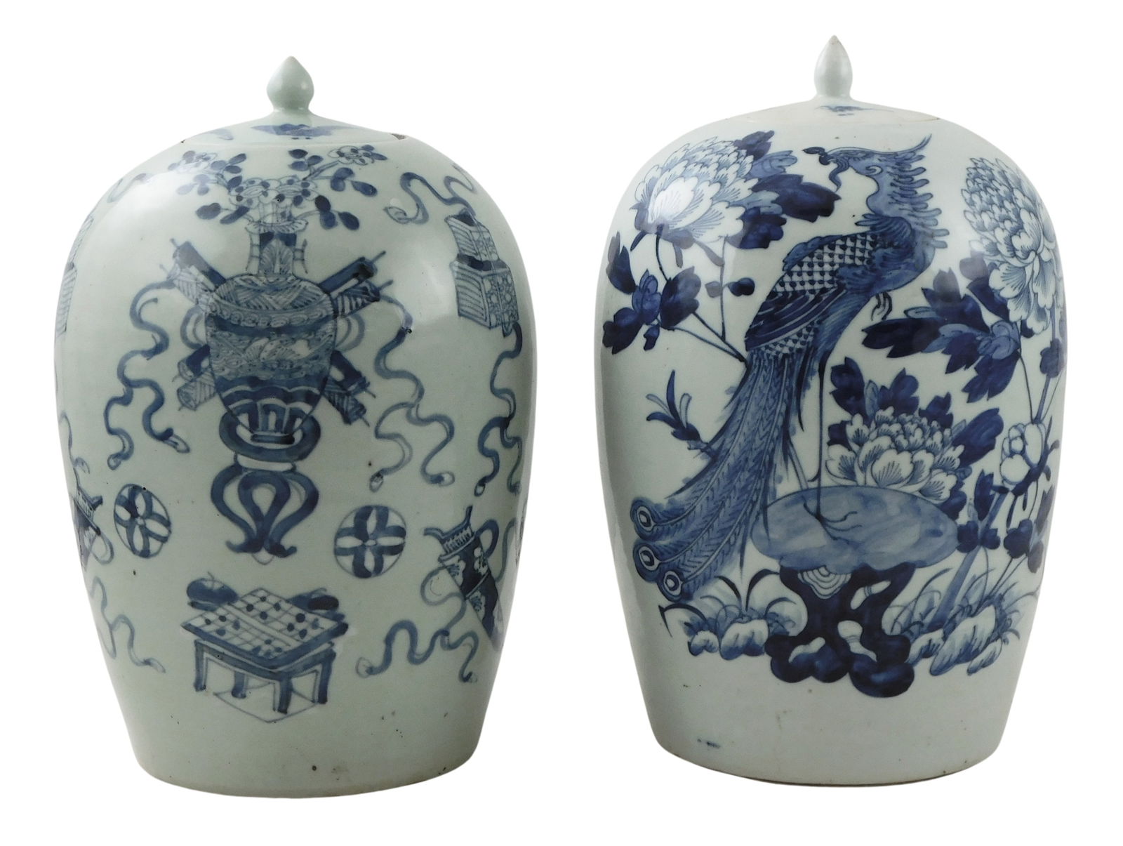 ASIAN: PAIR OF TALL CHINESE