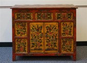 ASIAN PARCEL POLYCHROME DECORA