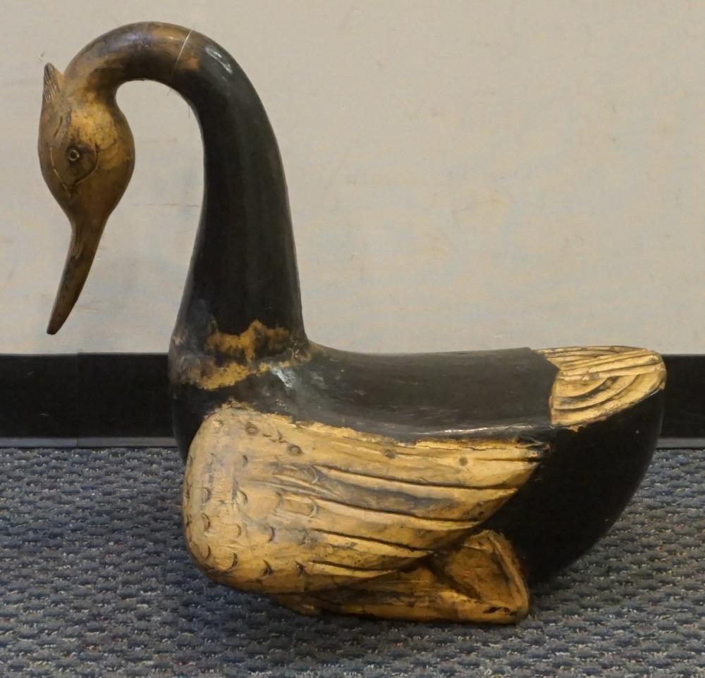 ASIAN PARTIAL GILT AND EBONIZED