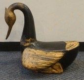 ASIAN PARTIAL GILT AND EBONIZE