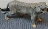 ASIAN PATINATED BRONZE TIGER S