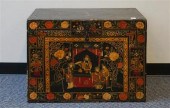 ASIAN POLYCHROME DECORATED FRU