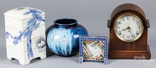ASIAN PORCELAIN AND MANTEL
