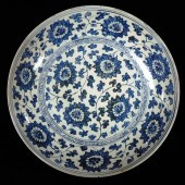 ASIAN: PORCELAIN CHARGER, CHIN