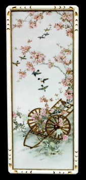 ASIAN: ROSE CANTON ENAMELED PO
