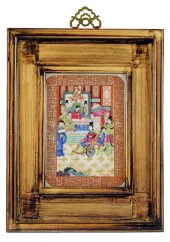 ASIAN: ROSE MANDARIN FRAMED EN