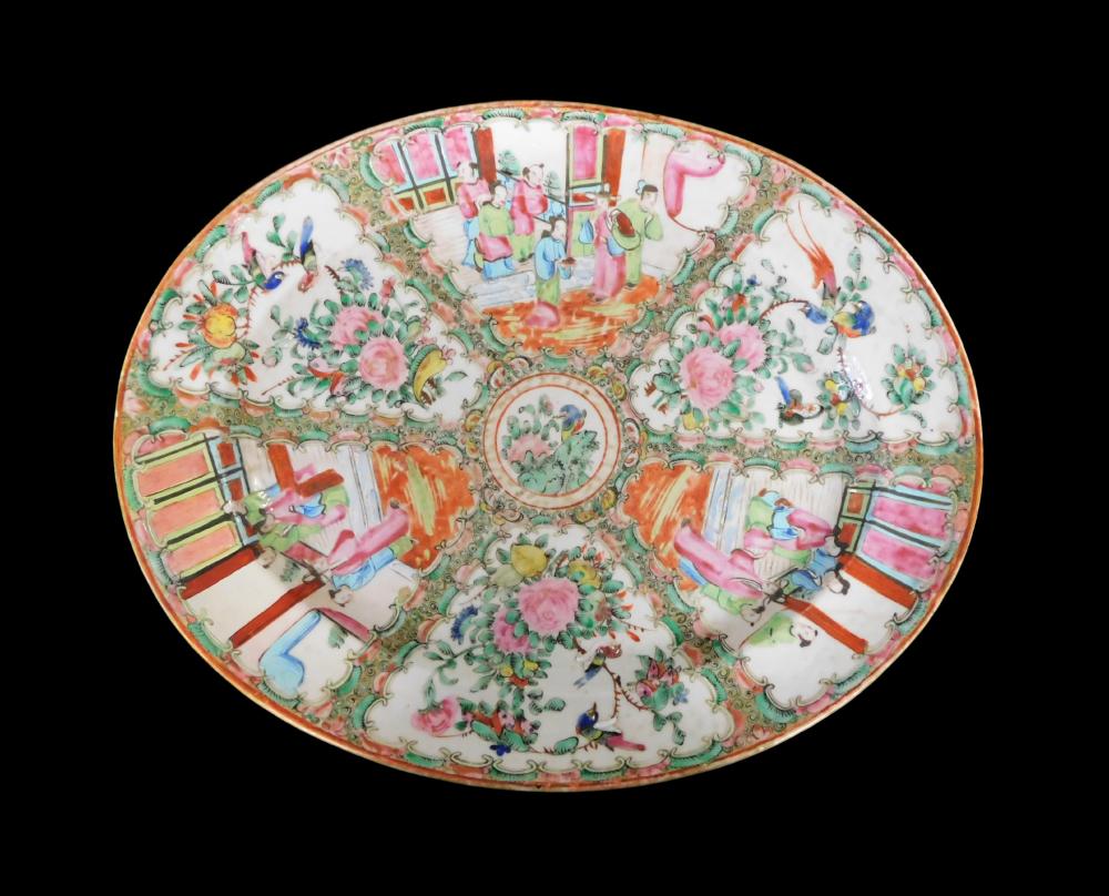ASIAN: ROSE MEDALLION MEAT PLATTER,