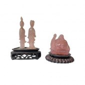 ASIAN ROSE QUARTZ BUDDHA AND G