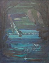 ASIAN SCHOOL, SAILBOATS AT SEA