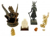 ASIAN: SCULPTURE, MOSTLY ASIAN