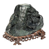 ASIAN SERPENTINE CARVING 'MUSI