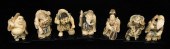ASIAN: SEVEN CARVED CHINESE FI