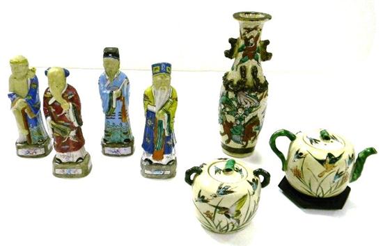 ASIAN: seven pieces  including: