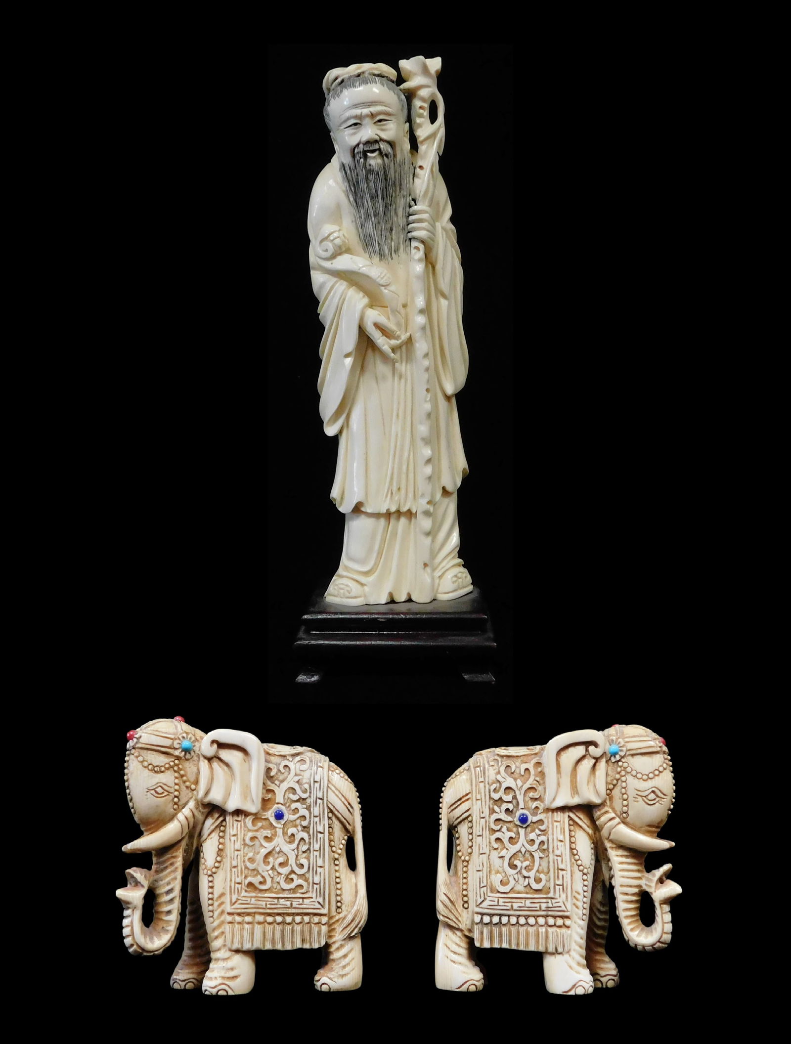 ASIAN: SHIBAYAMA ELEPHANT PAIR