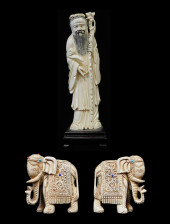 ASIAN: SHIBAYAMA ELEPHANT PAIR