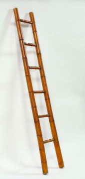 Asian Six-Rung Bamboo Ladder,