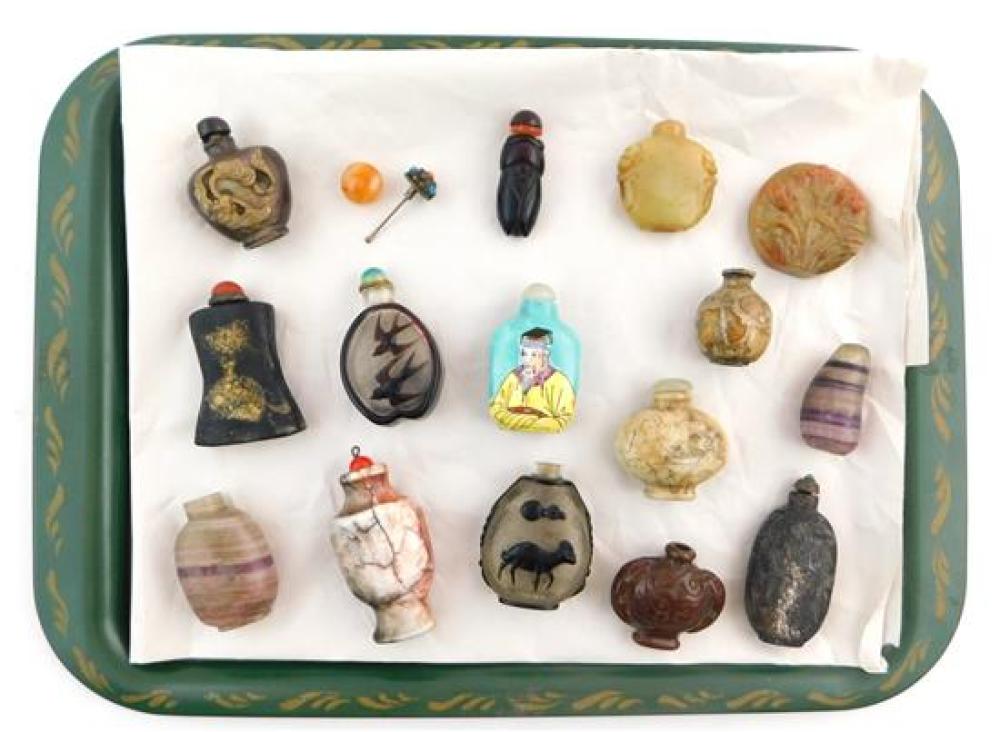 ASIAN: SNUFF BOTTLES, FIFTEEN