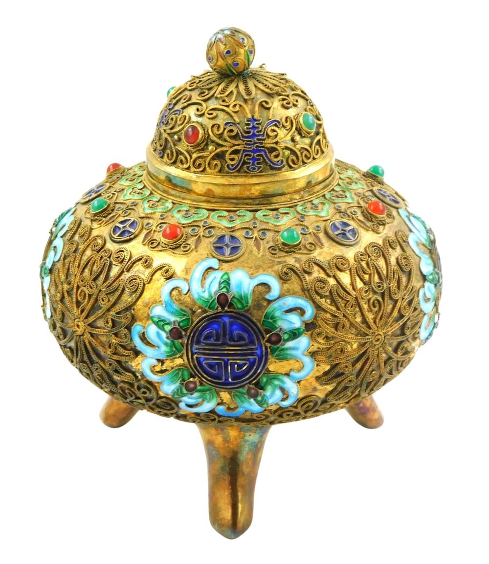 ASIAN: STERLING SILVER AND SHADED