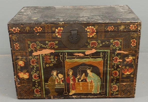 Asian storage trunk late 19th c.