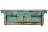 ASIAN STYLE BLUE-PAINTED CABIN