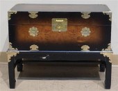 ASIAN STYLE BRASS MOUNTED FRUI