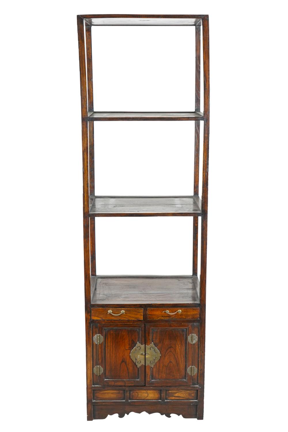ASIAN-STYLE ETAGERE CABINETwith two